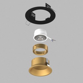 Встраиваемый светильник Lightstar Domino D61703GMOD в Добрянке - dobryanka.ok-mebel.com | фото 3