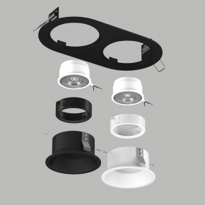 Встраиваемый светильник Lightstar Domino D6570607WBMOD в Добрянке - dobryanka.ok-mebel.com | фото 2