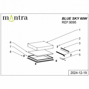 Встраиваемый светильник Mantra Blue Sky 9095 в Добрянке - dobryanka.ok-mebel.com | фото 5