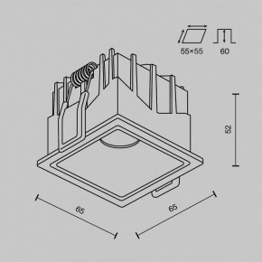 Встраиваемый светильник Maytoni Alfa LED DL043-01-10W4K-SQ-B-1 в Добрянке - dobryanka.ok-mebel.com | фото 11