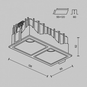 Встраиваемый светильник Maytoni Alfa LED DL043-02-10W3K-SQ-W-1 в Добрянке - dobryanka.ok-mebel.com | фото 10