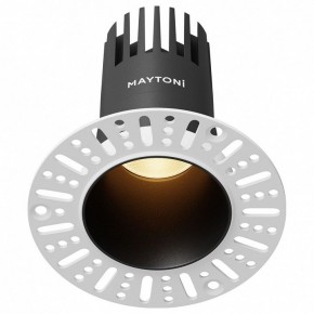 Встраиваемый светильник Maytoni Dip DL120-10W-2.7K-TRS-B в Добрянке - dobryanka.ok-mebel.com | фото