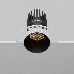 Встраиваемый светильник Maytoni Dip DL122-15W-2.7K-TRS-B в Добрянке - dobryanka.ok-mebel.com | фото 7
