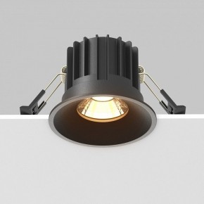 Встраиваемый светильник Maytoni Round DL058-12W2.7K-B в Добрянке - dobryanka.ok-mebel.com | фото 4