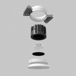 Встраиваемый светильник Maytoni Round DL058-12W2.7K-TRS-W в Добрянке - dobryanka.ok-mebel.com | фото 5