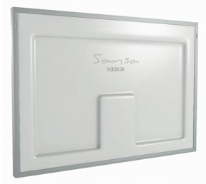 Зеркало Dream 80 alum с подсветкой Sansa (SD1022Z) в Добрянке - dobryanka.ok-mebel.com | фото 2