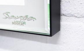 Зеркало Even 100 black с подсветкой Sansa (SE1052Z) в Добрянке - dobryanka.ok-mebel.com | фото 3