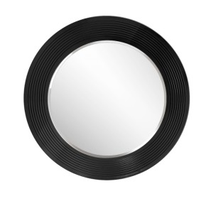 Зеркало круглое черный (РМ/02(S) в Добрянке - dobryanka.ok-mebel.com | фото