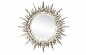 Зеркало круглое серебро (1810(1) в Добрянке - dobryanka.ok-mebel.com | фото 1